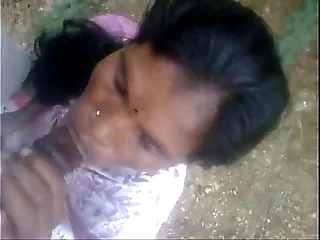 indian maid fellatio cumshot outside